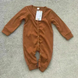 Baby one piece tan
